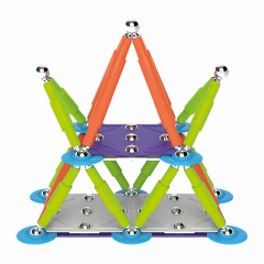 Set de constructie magnetic Color - 72 piese