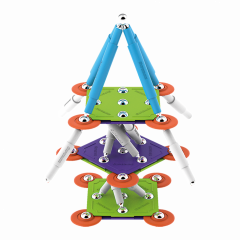 Set de constructie magnetic Color - 72 piese