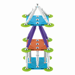 Set de constructie magnetic Color - 72 piese