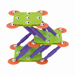 Set de constructie magnetic Color - 72 piese