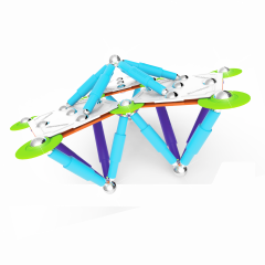 Set de constructie magnetic Color - 72 piese