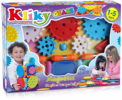 Set magnetic pentru bebelusi Kliky - Rotite dintate