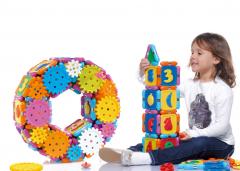 Set magnetic pentru bebelusi Kliky - Rotite dintate