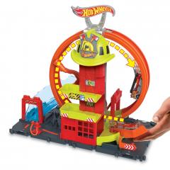 Jucarie - Statie de pompieri Hot Wheels - Super Loop