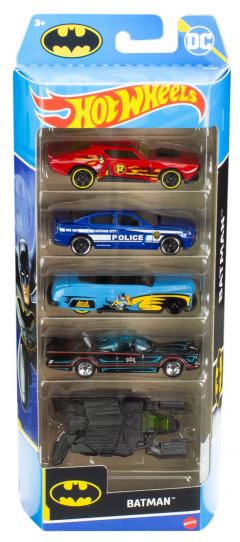 Set 5 masini - Hot Wheels - Batman