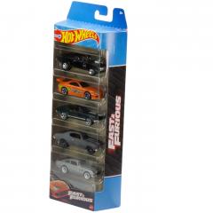 Set masini Hot Wheels -  Fast & Furious, 5 bucati