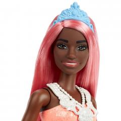 Papusa - Barbie Dreamtopia - Printesa cu par corai
