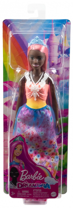 Papusa - Barbie Dreamtopia - Printesa cu par corai