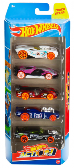Set 5 masini - Hot Wheels - Action