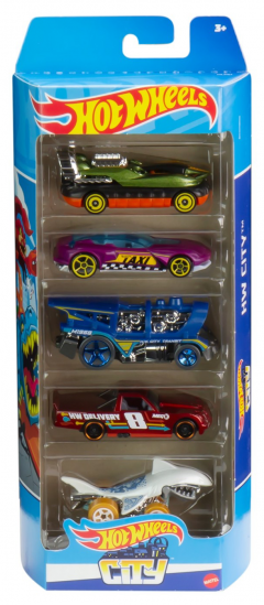 Set 5 masini - Hot Wheels - City