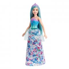 Papusa - Barbie Dreamtopia - Printesa cu par albastru