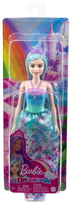 Papusa - Barbie Dreamtopia - Printesa cu par albastru