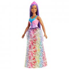 Papusa - Barbie Dreamtopia - Printesa cu par mov