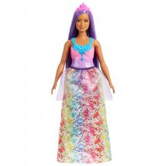 Papusa - Barbie Dreamtopia - Printesa cu par mov