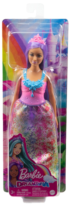 Papusa - Barbie Dreamtopia - Printesa cu par mov