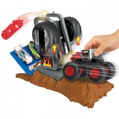 Joc - Hot Wheels Monster Truck Entry Challenge Arena Smashers - Tire Press