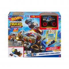 Joc - Hot Wheels Monster Truck Entry Challenge Arena Smashers - Smash Race