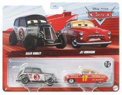 Set masinute metalice Cars3 - Caleb Worlley si Jet Robinson