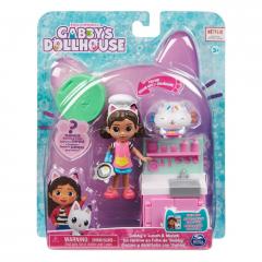 Set Gabbys Dollhouse - Papusa cu pisicuta si bucataria lui Gabby