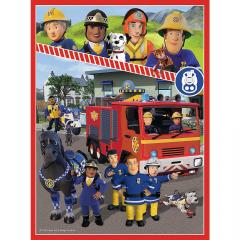 Puzzle 2in1 39 piese - Pompierul Sam