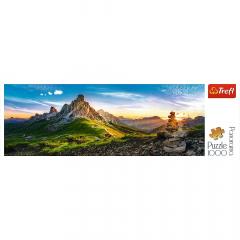 Puzzle 1000 piese - Panorama muntii Dolomiti