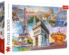 Puzzle 2000 piese - Weekend in Paris