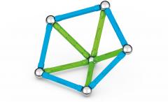 Set de constructie magnetic - Classic - Green Line, 25 piese