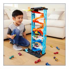Set de joaca - Hot Wheels City - Transforming Race Tower