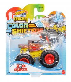 Masinuta - Hot Wheels Monster Trucks - Bone Shaker, color shifters