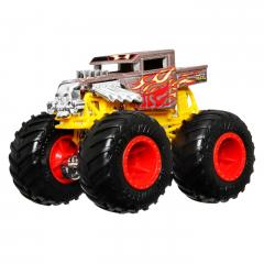 Masinuta - Hot Wheels Monster Trucks - Bone Shaker, color shifters