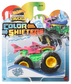 Masinuta - Hot Wheels Monster Trucks - Shark Wreak, color shifters