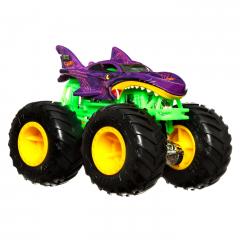 Masinuta - Hot Wheels Monster Trucks - Shark Wreak, color shifters