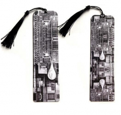 Semn de carte - Alb-Negru - Picatura Umana