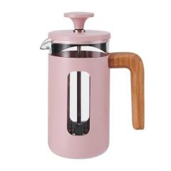 Cafetiera French Press - Pisa - Pink Wood Handle 3 cups