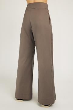 Pantaloni S - Butterfly - Taupe Grey and Off White