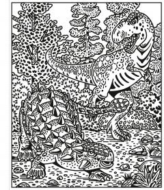 T. Rex Magic Painting Book