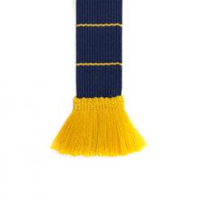 Semn de carte - Book Scarf - Navy and Yellow