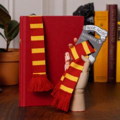 Semn de carte - Book Scarf - Burgundy and Yellow