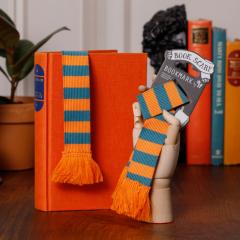 Semn de carte - Book Scarf - Teal and Orange