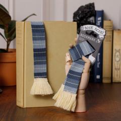 Semn de carte - Book Scarf - Grey and Cream