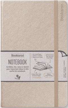 Carnet A5 - Bookaroo - Gold