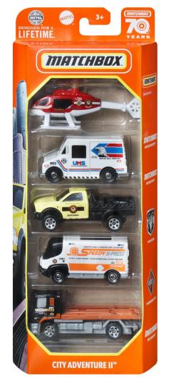 Set 5 masini metalice - City Adventure II