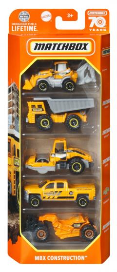 Set 5 masini metalice - MBX Construction