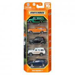 Set 5 masini metalice - MBX Wagons II
