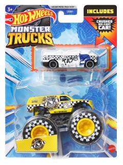 Masina - Monster truck si masinuta metalica Taxi