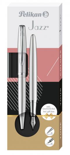 Set pix + stilou - Jazz Noble - Silver