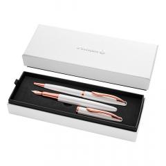 Set pix + stilou - Jazz Noble - Pearl White