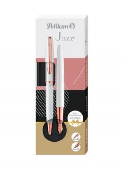 Set pix + stilou - Jazz Noble - Pearl White