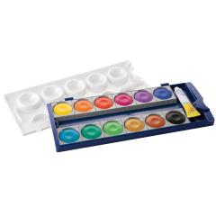 Acuarele - Opaque Paint Box K12 - 12 culori + alb de zinc