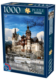 Puzzle 1000 piese - Castelul Peles - Ziua